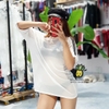 Áo lưới thể thao tay ngắn