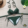 Đồ bơi nữ hai mảnh cạp thấp gọng chéo nâng ngực | DỨA BIKINI & SPORTWEAR