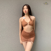Mona Bikini Set |  Đồ bơi nữ ba mảnh kèm chân váy lưới | DỨA BIKINI & SPORTWEAR