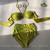 Đồ Bơi Nữ Hai Mảnh Cạp Cao Phối Lưới Nữ Tính - LAIYA BIKINI SET | DỨA BIKINI & SPORTWEAR