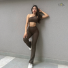 Set tập GYM -YOGA dài cao cấp chéo vai ống loe - ENDA SET