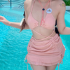 Lily Bikini Set | Đồ bơi nữ ba mảnh chân váy rút điều chỉnh dễ thương | DỨA BIKINI & SPORTWEAR