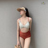 Đồ bơi nữ hai mảnh cạp cao dây V lưng | DỨA BIKINI & SPORTWEAR