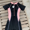 Đồ bơi nữ liền thân dáng quần lửng tay ngắn swim | DỨA BIKINI & SPORTWEAR