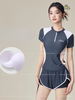 Đồ Bơi Hai Mảnh Tay Ngắn Quần Đùi Co Giãn Thoải Mái 3159 | DỨA BIKINI & SPORTWEAR