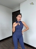 Đồ Liền Dài Thể Thao Gym - Yoga - Jumpsuit Dài Dây Kéo Tôn Dáng