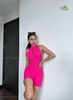 Đồ Liền Ngắn Thể Thao Gym - Yoga - Jumpsuit Ngắn Dây Kéo Tôn Dáng