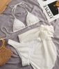 Doris Bikini Set | Đồ bơi nữ ba mảnh kèm khăn quấn đi biển ngọt ngào | DỨA BIKINI & SPORTWEAR