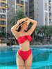Alina Bikini Set | đồ bơi nữ hai mảnh cạp cao tặng kèm hoa rời đính áo | DỨA BIKINI & SPORTWEAR