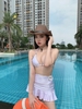 Bikini 2 Mảnh Cạp thấp Quần Nhún Hack Mông - MEI BIKINI SET ( không kèm cover)