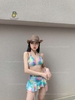 Mei Bikini Set | Đồ bơi nữ hai mảnh cạp thấp quần nhún hack dáng kèm chân váy | DỨA BIKINI & SPORTWEAR