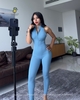 Đồ Liền Dài Thể Thao Gym - Yoga - Jumpsuit Dài Dây Kéo Tôn Dáng