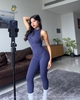 Đồ Liền Dài Thể Thao Gym - Yoga - Jumpsuit Dài Dây Kéo Tôn Dáng