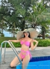 Glam Bikini Set | Đồ bơi nữ hai mảnh cạp cao phối khoen quyến rũ | DỨA BIKINI & SPORTWEAR