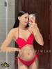 Đồ bơi nữ hai mảnh cạp thấp gọng chéo nâng ngực | DỨA BIKINI & SPORTWEAR