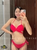 Đồ bơi nữ hai mảnh cạp thấp gọng chéo nâng ngực | DỨA BIKINI & SPORTWEAR