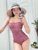 Đồ bơi nữ liền thân xếp ly trước sau tôn dáng | DỨA BIKINI & SPORTWEAR