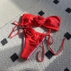 Bikini 2 Mảnh Ống Hoa Trà