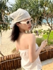 Khăn turban phối ren hoa hình tam giác thời trang nữ tính