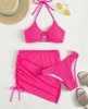 Set bikini 3 mảnh kèm chân váy lưới - MONA BIKINI