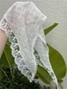 Khăn turban phối ren hoa hình tam giác thời trang nữ tính