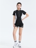Đồ bơi nữ hai mảnh tay ngắn mix cùng quần đùi hai lớp | DỨA BIKINI & SPORTWEAR