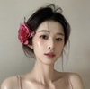 Hoa mẫu đơn cài đầu xinh xắn nữ tính