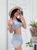 Bikini 3M khoen ngực màu xanh da trời