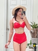 Đồ bơi nữ hai mảnh cạp cao gọng chéo nâng ngực cột dây | DỨA BIKINI & SPORTWEAR