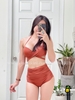 Đồ bơi nữ hai mảnh cạp cao gọng chéo nâng ngực | DỨA BIKINI & SPORTWEAR