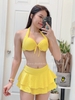 Bikini 2M áo nơ ngực mix váy