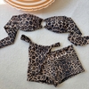 Set Bikini 3 mảnh quần đùi - LEO LUX BIKINI  | DỨA BIKINI & SPORTWEAR