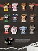 Big Heart - Multi Zoo Plush Keychain