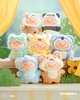 LuLu the Piggy Animal Party - Puppet Show  PVC Face Plush Keychain