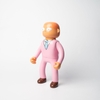 Mr. Nobodies Vinyl Fish Head - Blue and Pink Glass