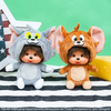 Monchhichi x Tom and Jerry Big Face SS Keychain