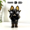 Grape Brain x Zendio Dawa - Hell's Cat Onigiri - Black & Gold