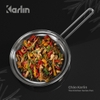 Chảo Karlin chống dính tự nhiên P4 -đáy 4 lớp – đường Kính 24 cm- Tặng Kéo - Hàng chính hãng, bảo hành 24 tháng