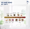 Nồi Chiên Hơi Nước DINGO DSF16 – Công Nghệ Mới Hấp Chiên Kết Hợp – Dung tích 16L – Công Suất 2250W