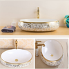 Lavabo Trứng Hoa Văn CL-04LB