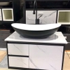Lavabo Thuyền Đen Lòng Trắng F04 CL41TD