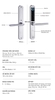 Khóa Vân Tay Cửa Nhôm Kính Kawa Model KN103