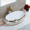 Lavabo Trứng Hoa Văn CL-04LB