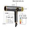 Máy Sấy Tóc Cao Cấp Probarber's P3 Hiển Thị Led Nhiệt Độ, 4 Cấp Độ Sấy, Máy Sấy Búa Barbershop 2100W