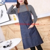 Tạp Dề Vải Bò Jeans Cho Nhân Viên Quầy Bar, Phục Vụ Bàn