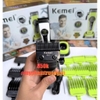Tông Đơ Kemei 1593 Cao Cấp Tốc Độ 8000 Vòng/Phút, Lưỡi DLC Chống Nóng, Pin Khỏe