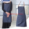 Tạp Dề Cắt Tóc Vải Denim Jeans Cho Barbershop