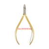 Kìm Nghĩa Nhặt da D777, Kềm nghĩa cắt da D777, Kìm nghĩa d.777 Mạ Vàng Cuticle Nipper