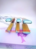 Máy Duỗi Tóc Beauty Princess Bản To Màu Ombre Cầu Vồng Đẹp, Lưỡi Titanium