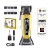 Tông Đơ Cắt Tóc Kemei 904 KM-90-4 Động Cơ Không Chổi Than, Lưỡi DLC Cao Cấp